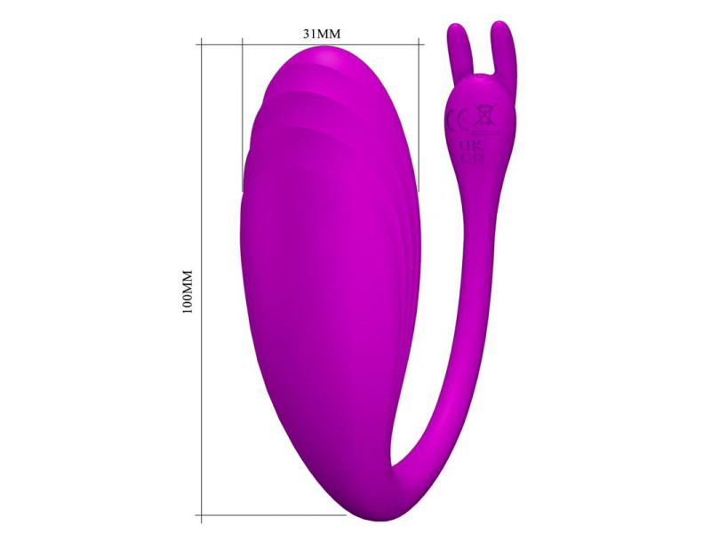 Catalina Huevo Vibrador con APP Rosa