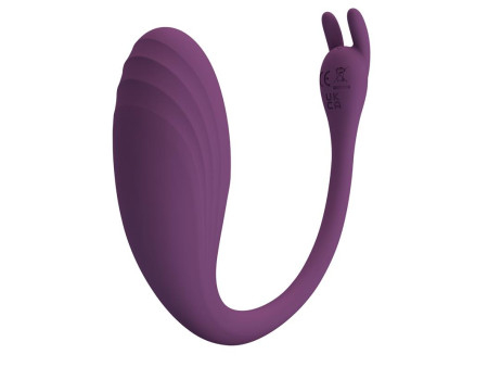 Catalina Huevo Vibrador con APP Purpura
