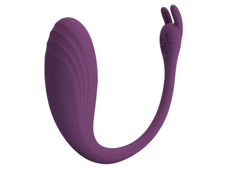 Catalina Huevo Vibrador con APP Purpura