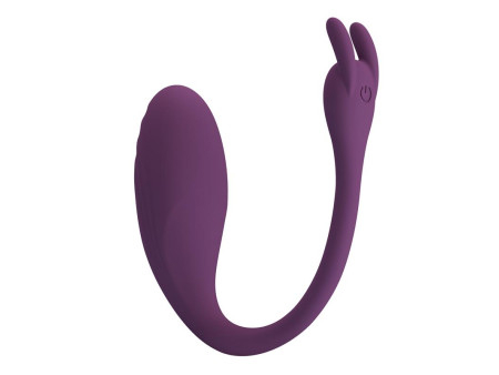 Catalina Huevo Vibrador con APP Purpura