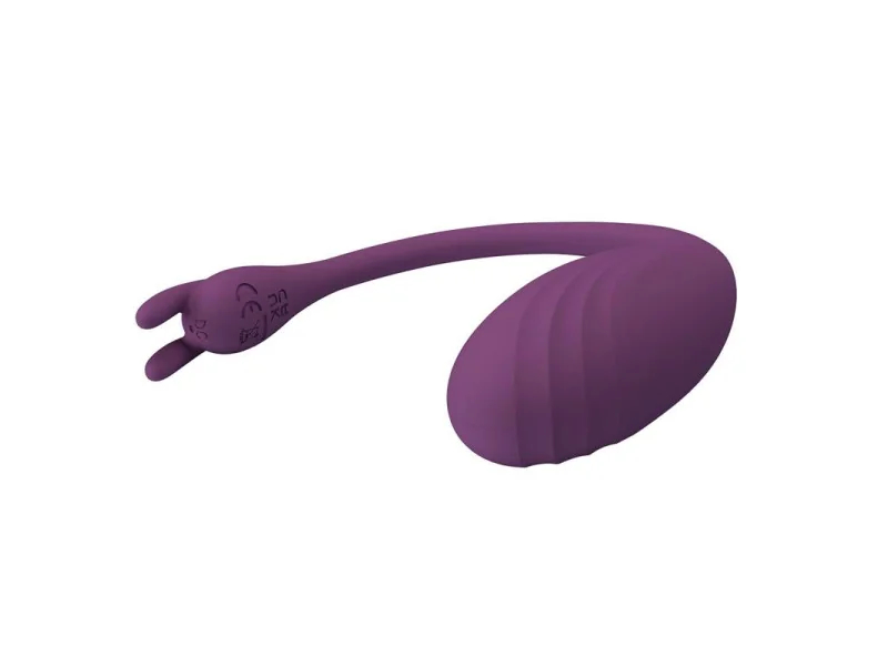 Catalina Huevo Vibrador con APP Purpura