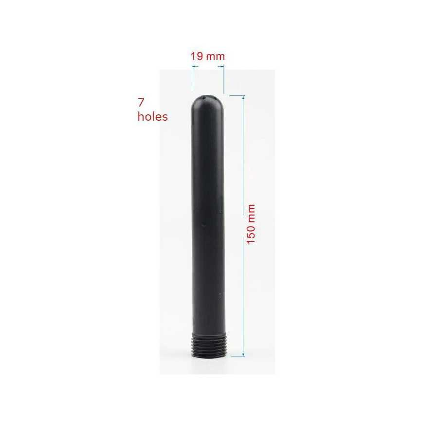 Ducha Anal Cleaner Tube 15 cm Negro