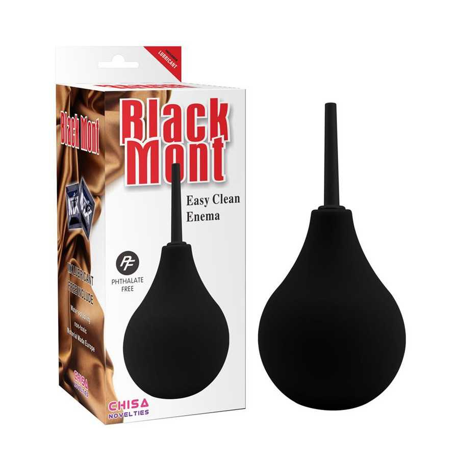 Ducha Anal Easy Clean 17 cm Negro