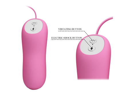 Pinzas para Pezones y Huevo Vibrador con Electro shock