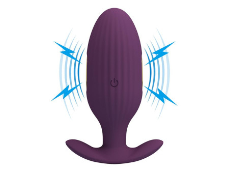 Jefferson Plug Anal con Vibracion y Electroshock con APP