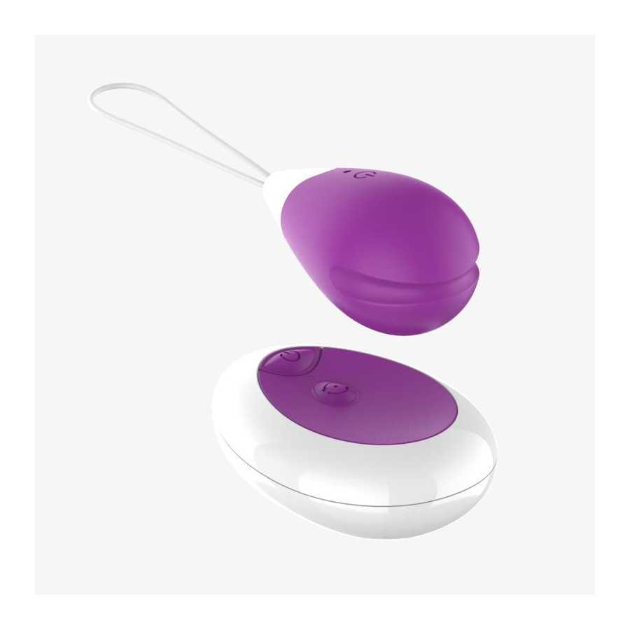 Huevo Vibrador con Control Remoto USB Purpura