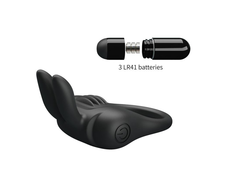 Davion Anillo para el Pene con Vibracion y Conejito