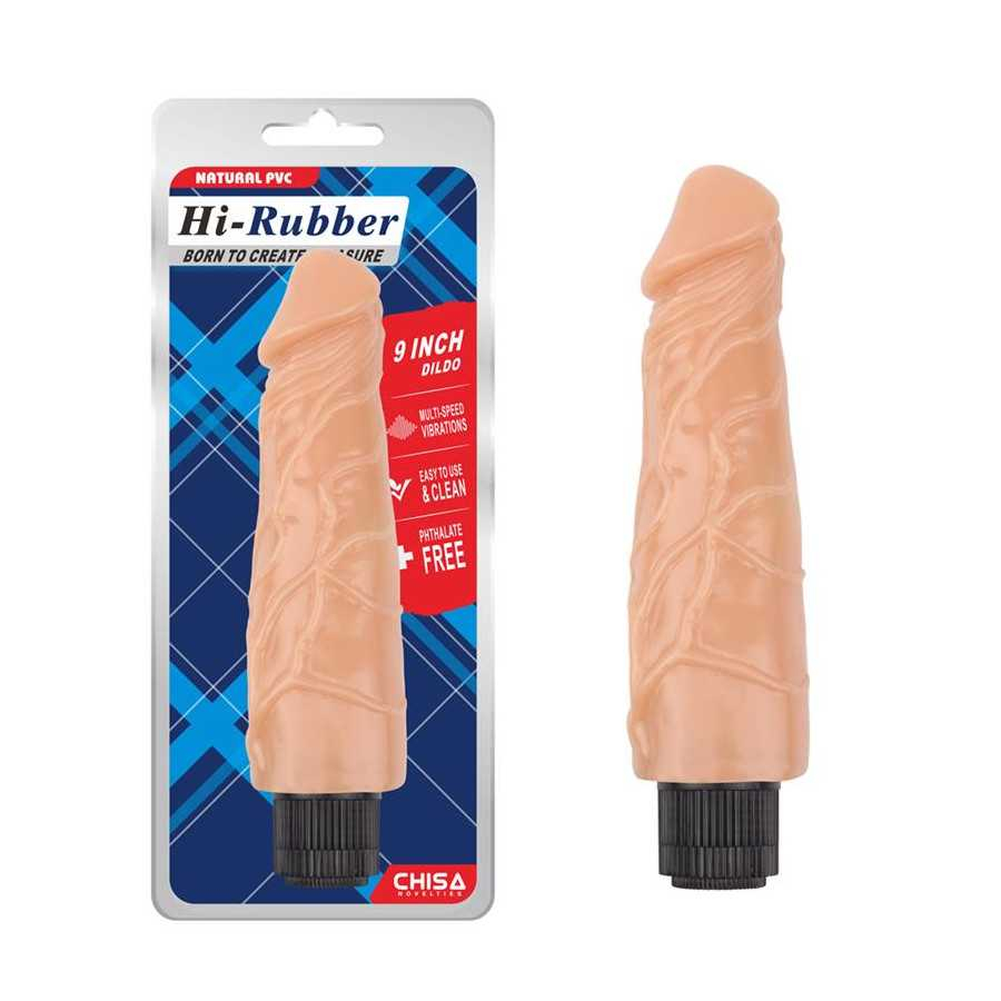 Vibrador Hi Rubber 9 Natural