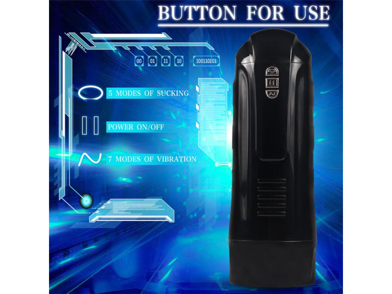 Truda Masturbador Automatico Vibracion y Succion Vagina