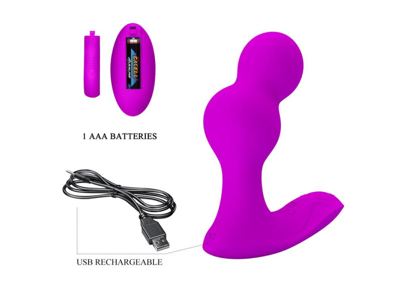 Terrance Plug Anal con vibracion y Control Remoto