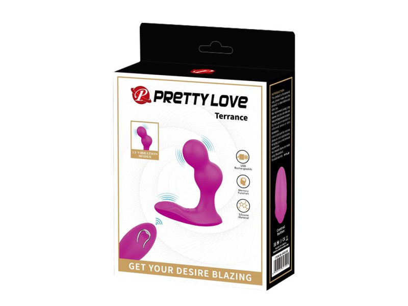 Terrance Plug Anal con vibracion y Control Remoto