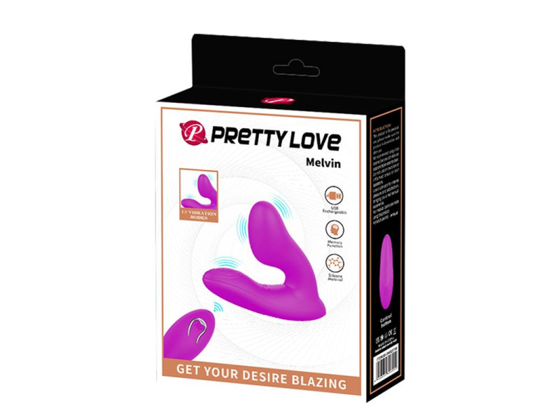Melvin Plug Anal con Vibracion y Control Remoto
