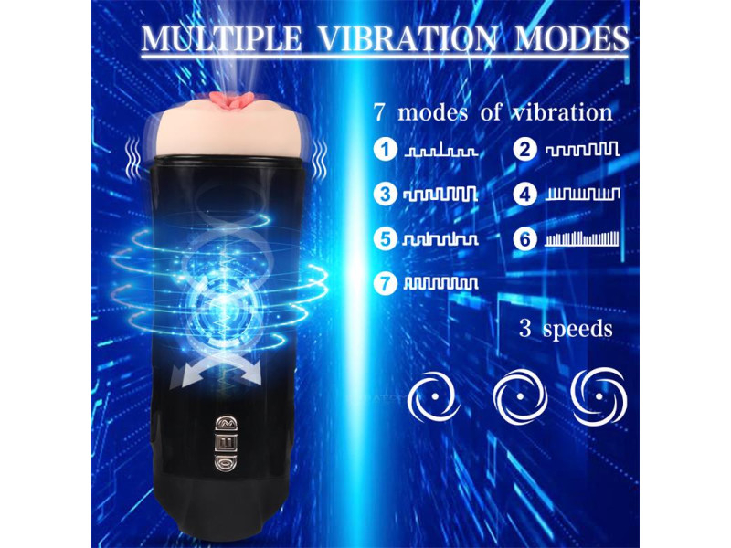 Truda Masturbador Automatico Vibracion y Succion Vagina