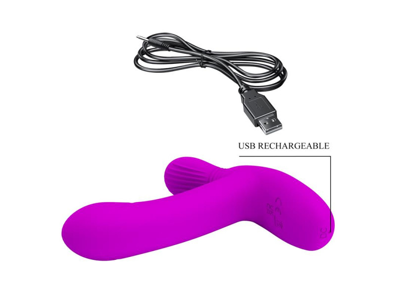 Geri Estimulador con Vibracion y Licking con Control Remoto