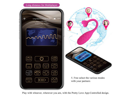 Fisherman Huevo Vibrador con APP