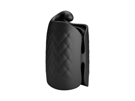 Black Glans Trainer Masturbador Manual con Vibracion