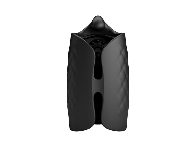 Black Glans Trainer Masturbador Manual con Vibracion