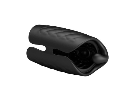Black Glans Trainer Masturbador Manual con Vibracion