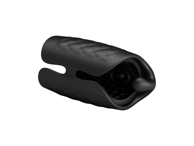 Black Glans Trainer Masturbador Manual con Vibracion