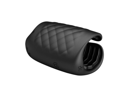 Black Glans Trainer Masturbador Manual con Vibracion