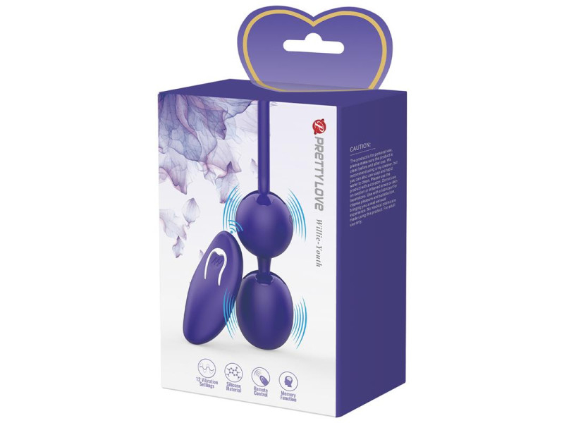 Willie Youth Bolas Kegel con Vibracion y Control Remoto
