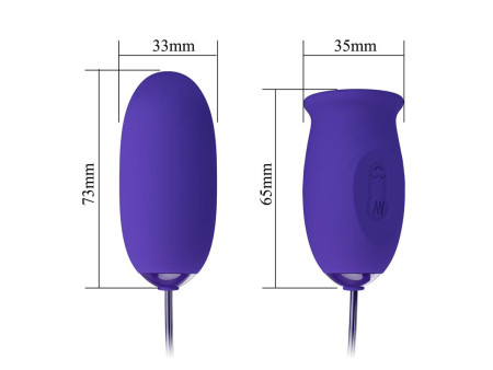 Daisy Youth Huevo Vibrador y Lengua Estimuladora