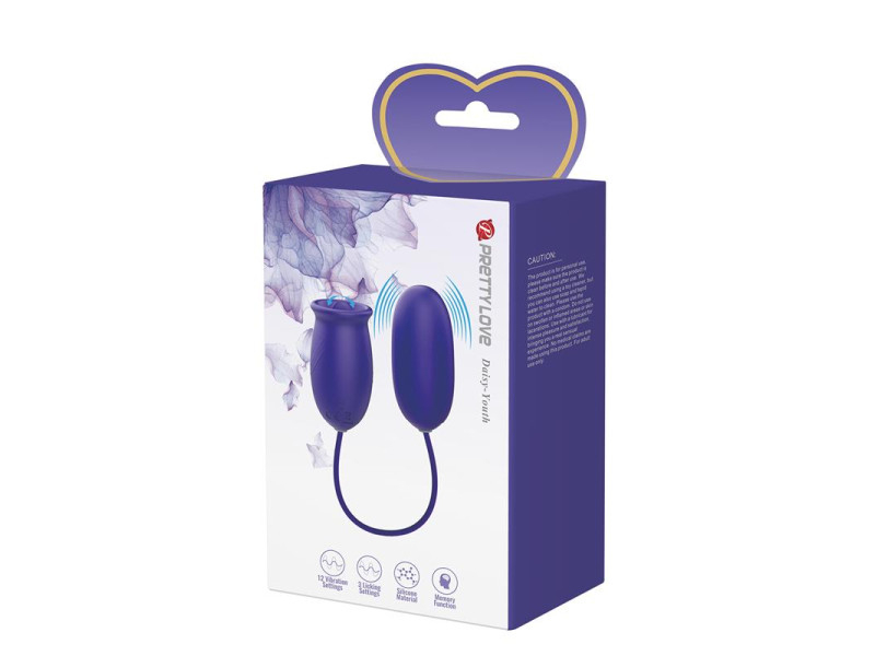 Daisy Youth Huevo Vibrador y Lengua Estimuladora