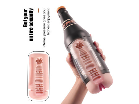 Masturbador Masculino Vagina Sonya Botella Cerveza