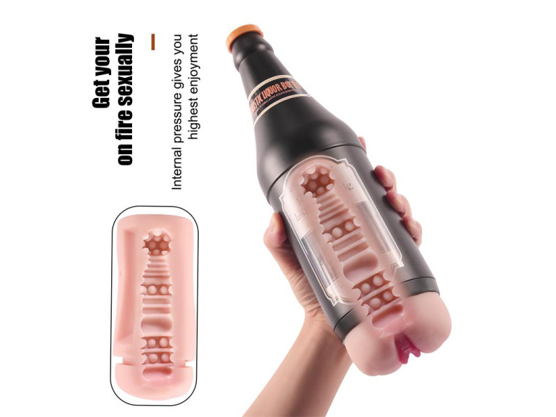 Masturbador Masculino Vagina Sonya Botella Cerveza