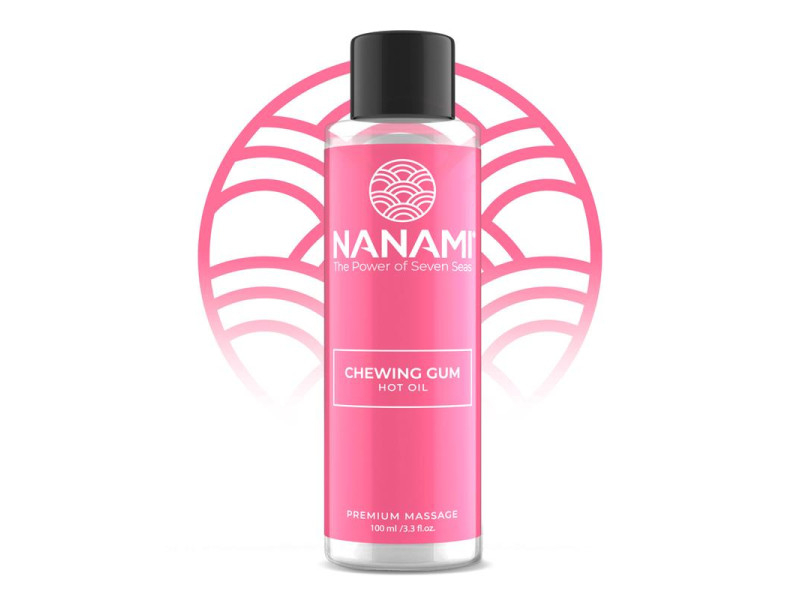 Nanami Aceite de Masaje Efecto Calor Hot Oil Aroma Chicle 100ml