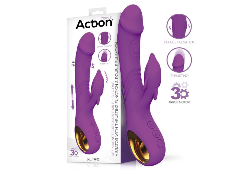 Fliper Vibrador con Thrusting y Doble Pulsacion 3 Motores