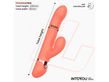 Mindy Vibrador con Anillo de Bolas Up and Down Finger y Pulsacion con APP