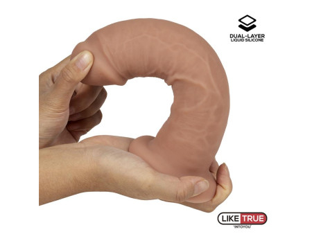 Dildo Realista Silicona Liquida Dual Layer 825