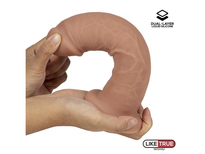Dildo Realista Silicona Liquida Dual Layer 825