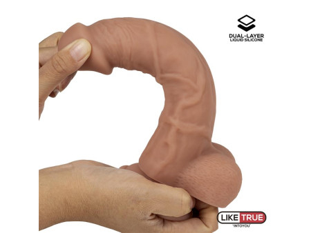 Dildo Realista Silicona Liquida Dual Layer 8