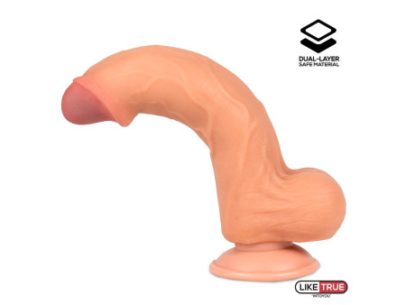 Dildo Realista Dual Layer Retractil 87