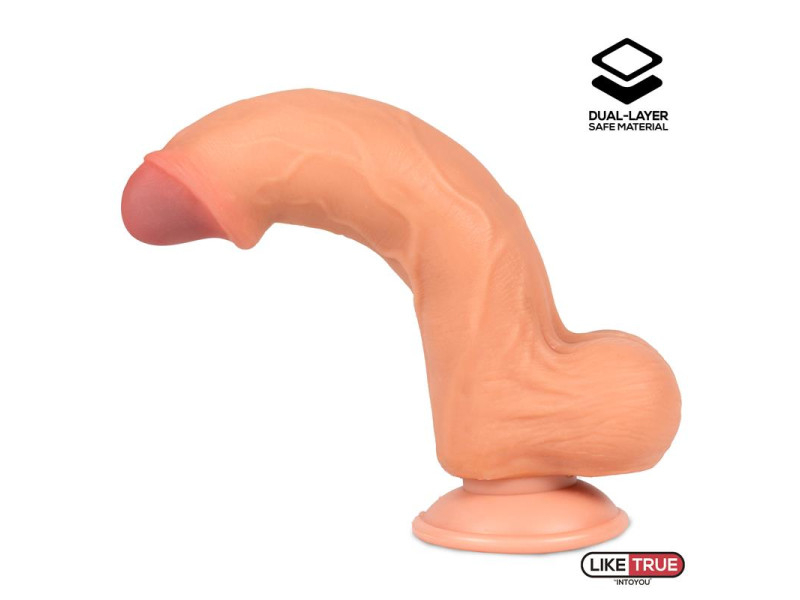 Dildo Realista Dual Layer Retractil 87
