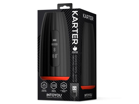 Karter Masturbador Avanzado con Vibracion Calor y Pantalla Digital