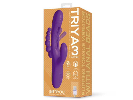 Triya Vibrador con Lengua Flipping y Cadena Anal Triya Vibrador con Lengua Flipping y Cadena Anal