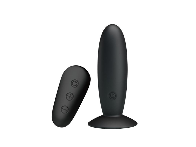 Plug Anal con Vibracion y Control Remoto USB