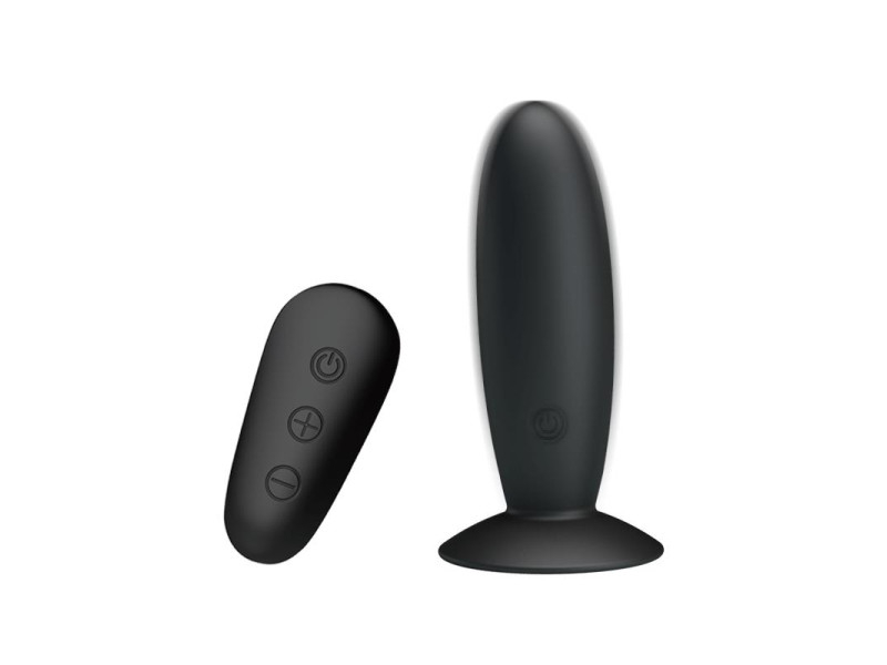 Plug Anal con Vibracion y Control Remoto USB