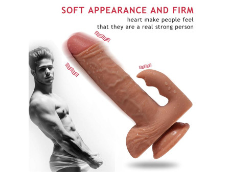 Austin Dildo con 10 Modos de Vibracion y Estimulador de Clitoris