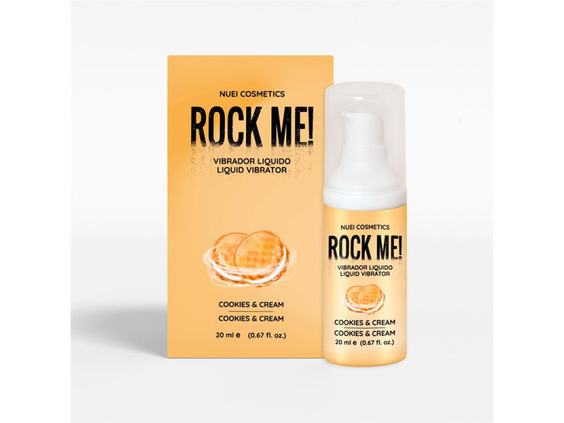 Rock Me Vibrador Liquido Cookies and Cream 20 ml