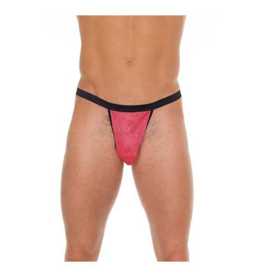 Tanga Rojo y Negro Talla Unica