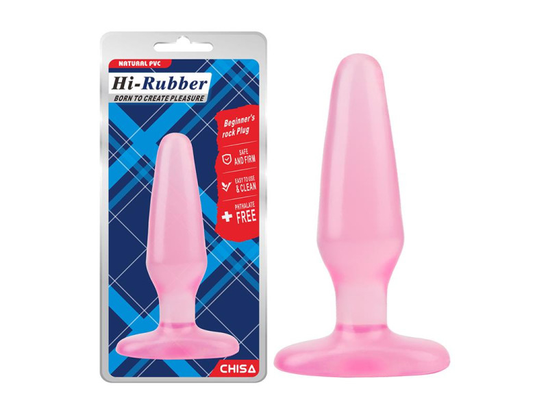 Beginners Rock Plug Anal Rosa Beginners Rock Plug Anal Rosa