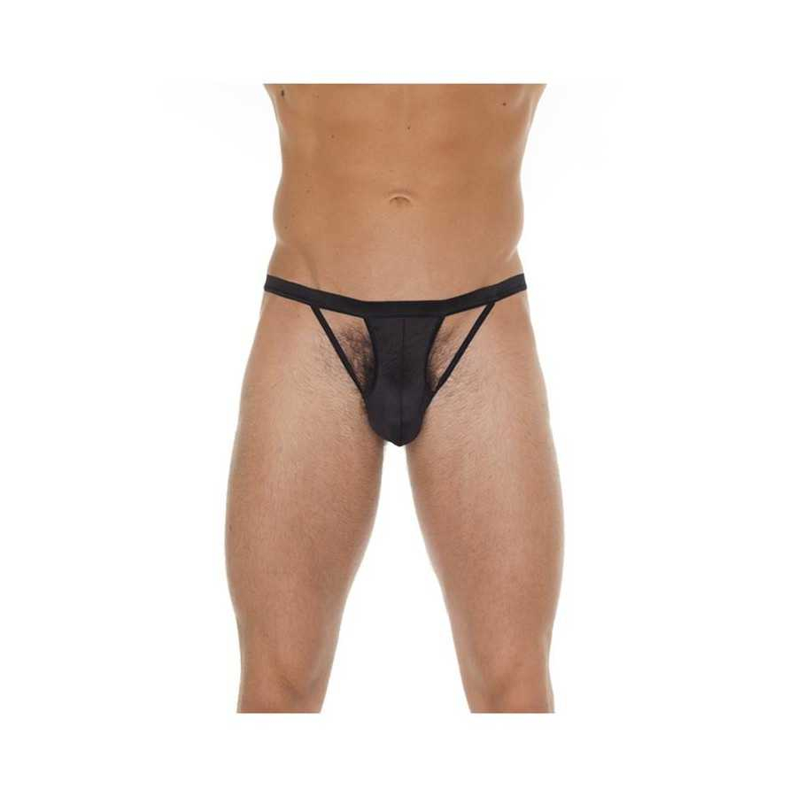 Tanga con Tiras Negro Talla Unica