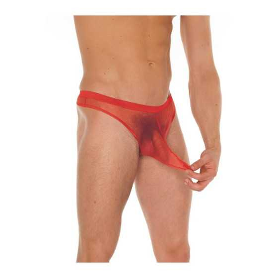 Tanga Rejilla Rojo Talla Unica