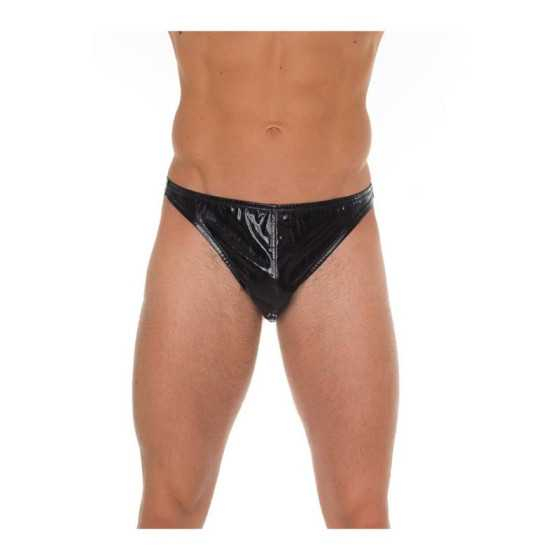 Tanga Negro Brillante Talla Unica