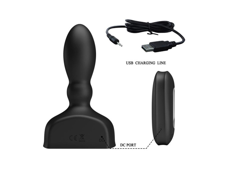Plug Anal Inflable con Control Remoto Mr Play