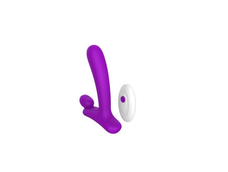 Horny Hunter Plug Anal con Vibracion y Control Remoto Silicona Liquida USB